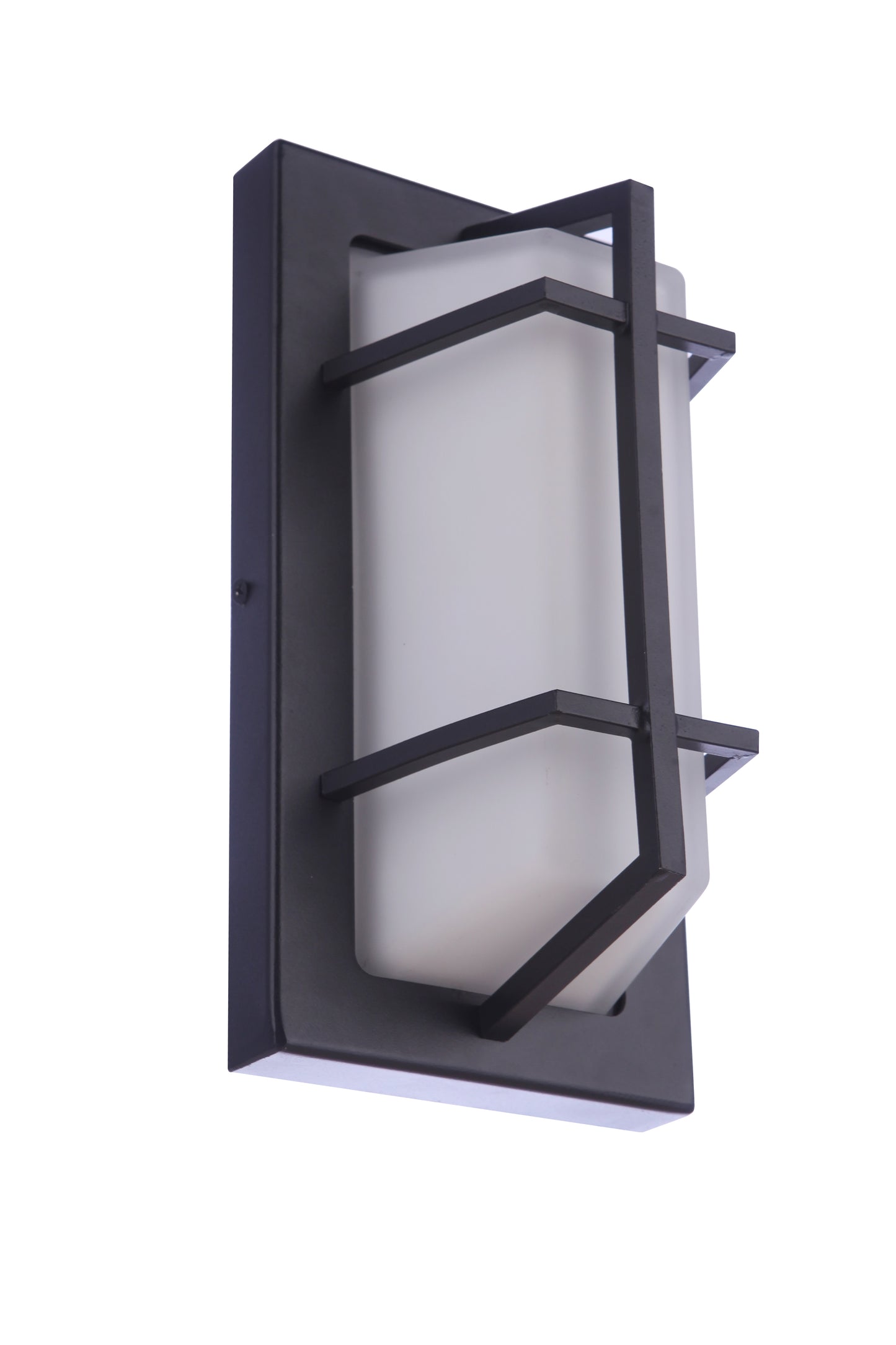 ZA6102-TB - Bulkhead Rectangular 1 Light 10" High Outdoor Wall/Ceiling Mount - Textured Black