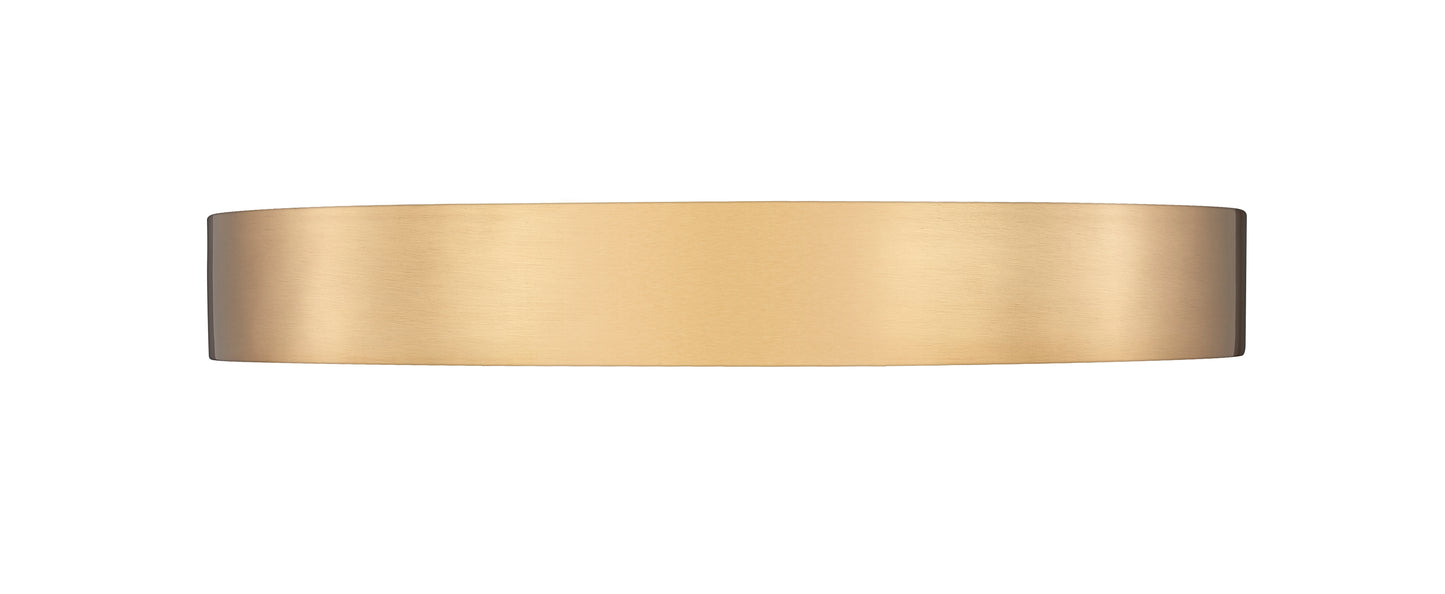 1014F20-MGLD-LED - Kawan 1 Light Flush 20" Mount - Modern Gold