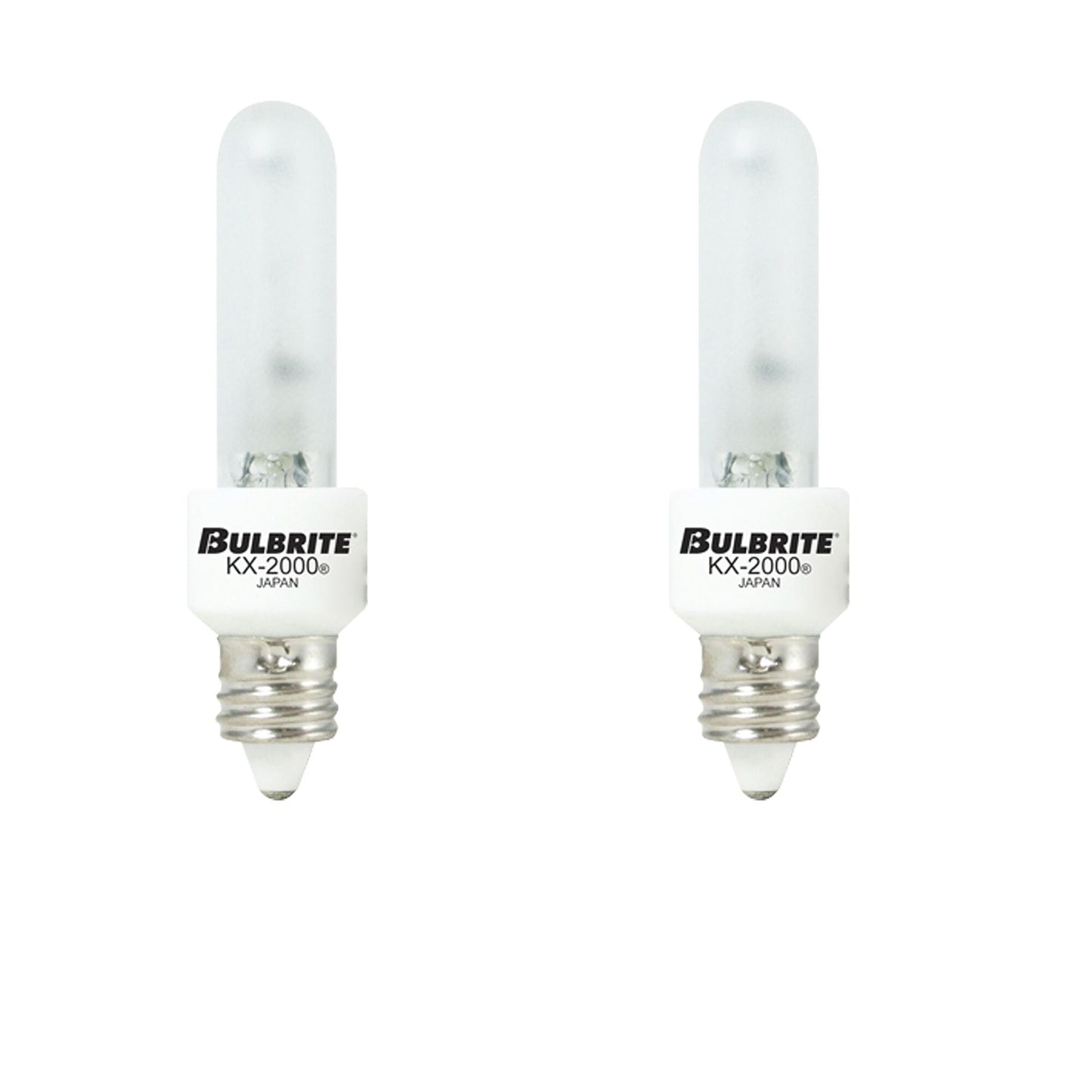473161 - Dimmable Frost T3 Krypton/Xenon Mini Candelabra Light Bulb - 60 Watt - 2700K - 2 Pack
