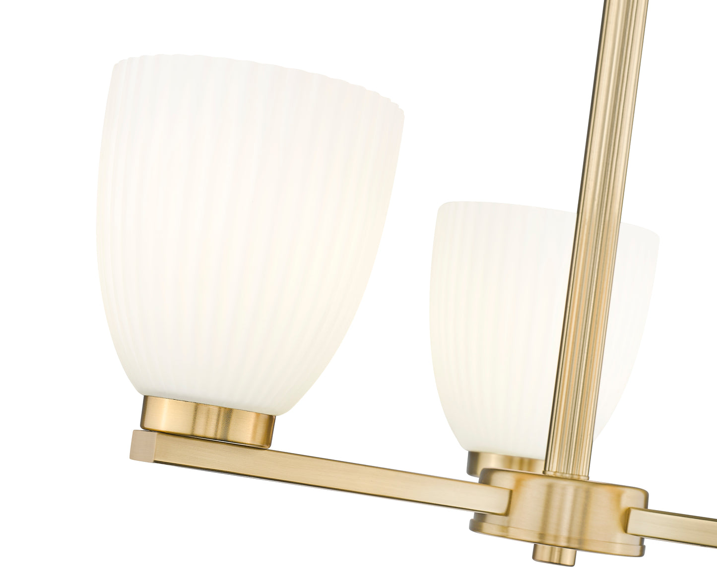 7518-3MGLD - Naya 3 Light 19" Chandelier - Modern Gold