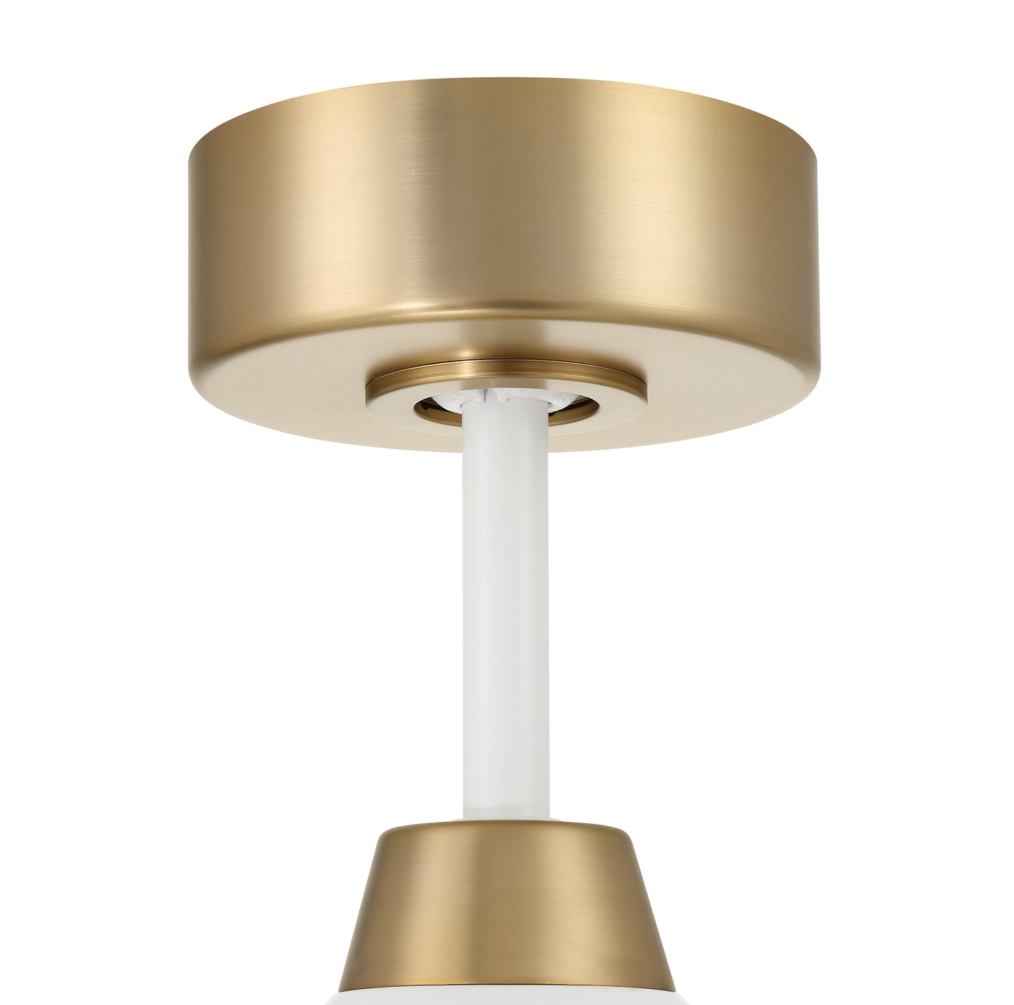 EVY60WSB3-NWF - Envy 60" Ceiling fan, no Wifi 60" 3 Blade Ceiling Fan with Light Kit - White / Satin Brass