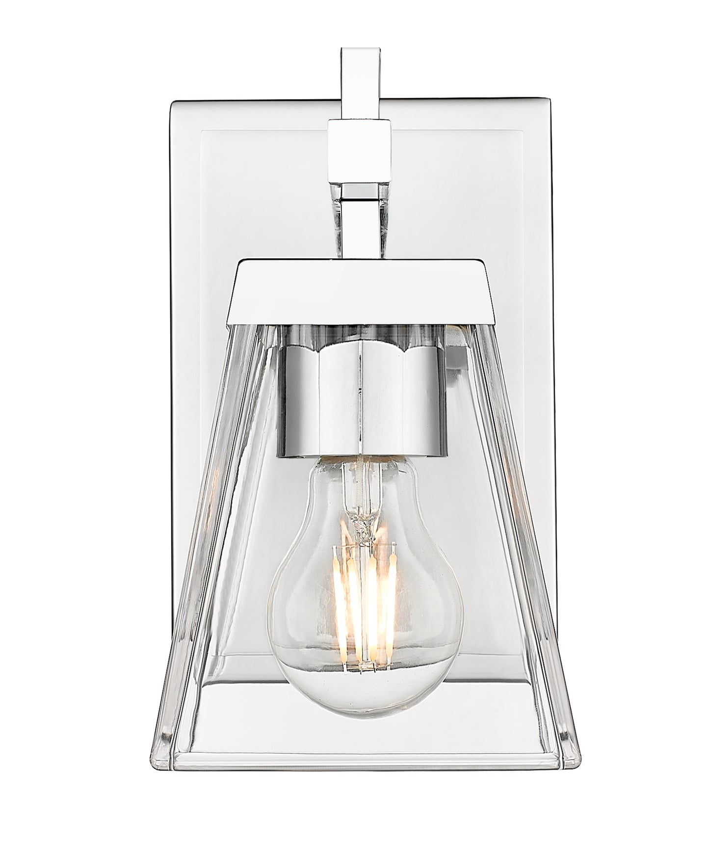 819-1S-CH - Lauren 1 Light Wall 8" Sconce - Chrome