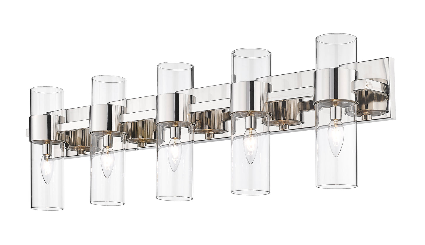 343-5V-PN - Lawson 5 Light 38" Vanity - Polished Nickel