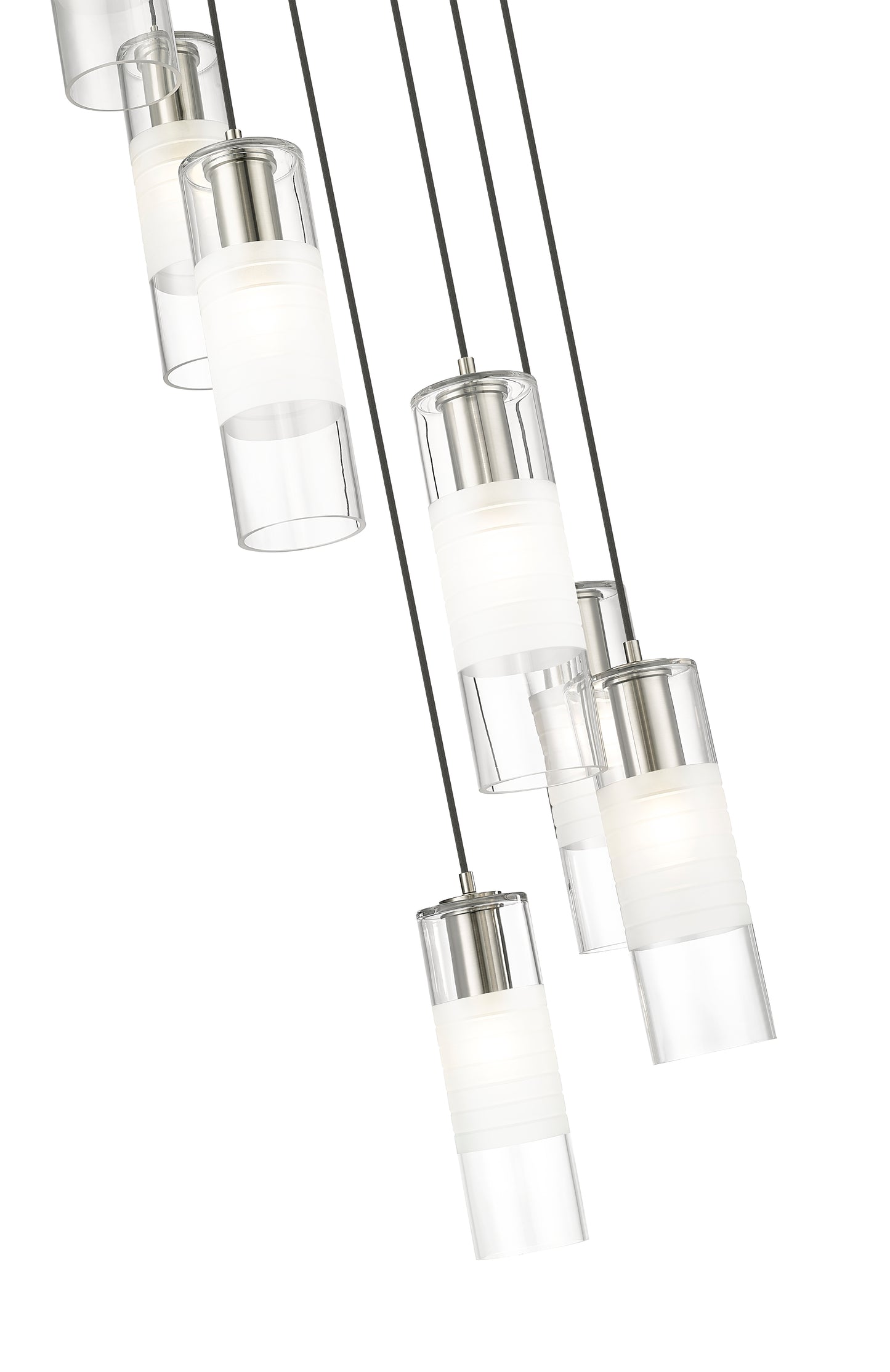 824P-7R-BN - Alton 7 Light 18" Chandelier - Brushed Nickel