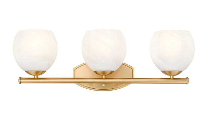1963-3V-MGLD - Colette 3 Light 24" Vanity - Modern Gold