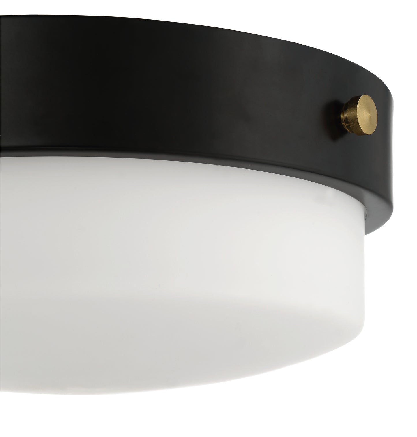 X3212-FB - Oak Street 2 Light 11" Wide Flush Mount - Flat Black