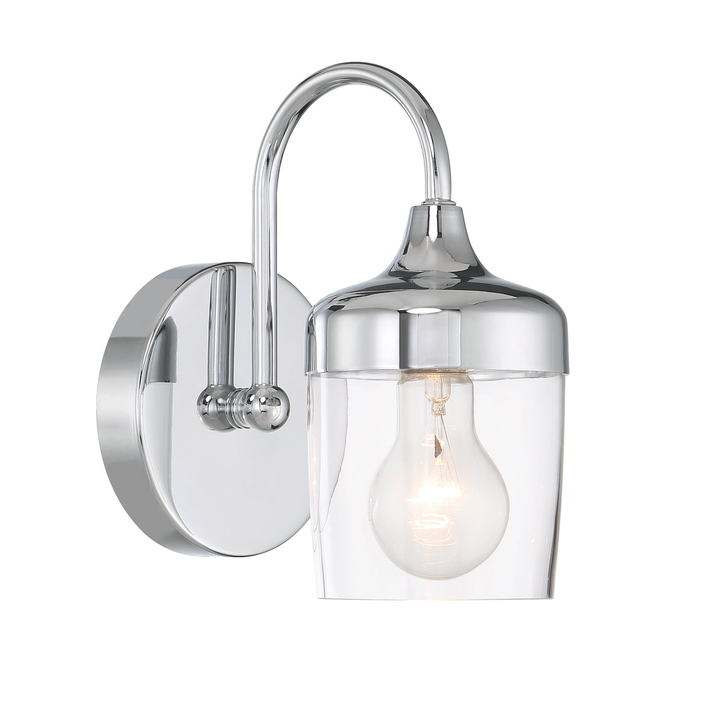 58101-CH - Wrenn 1 Light 9.13" High Wall Sconce - Chrome