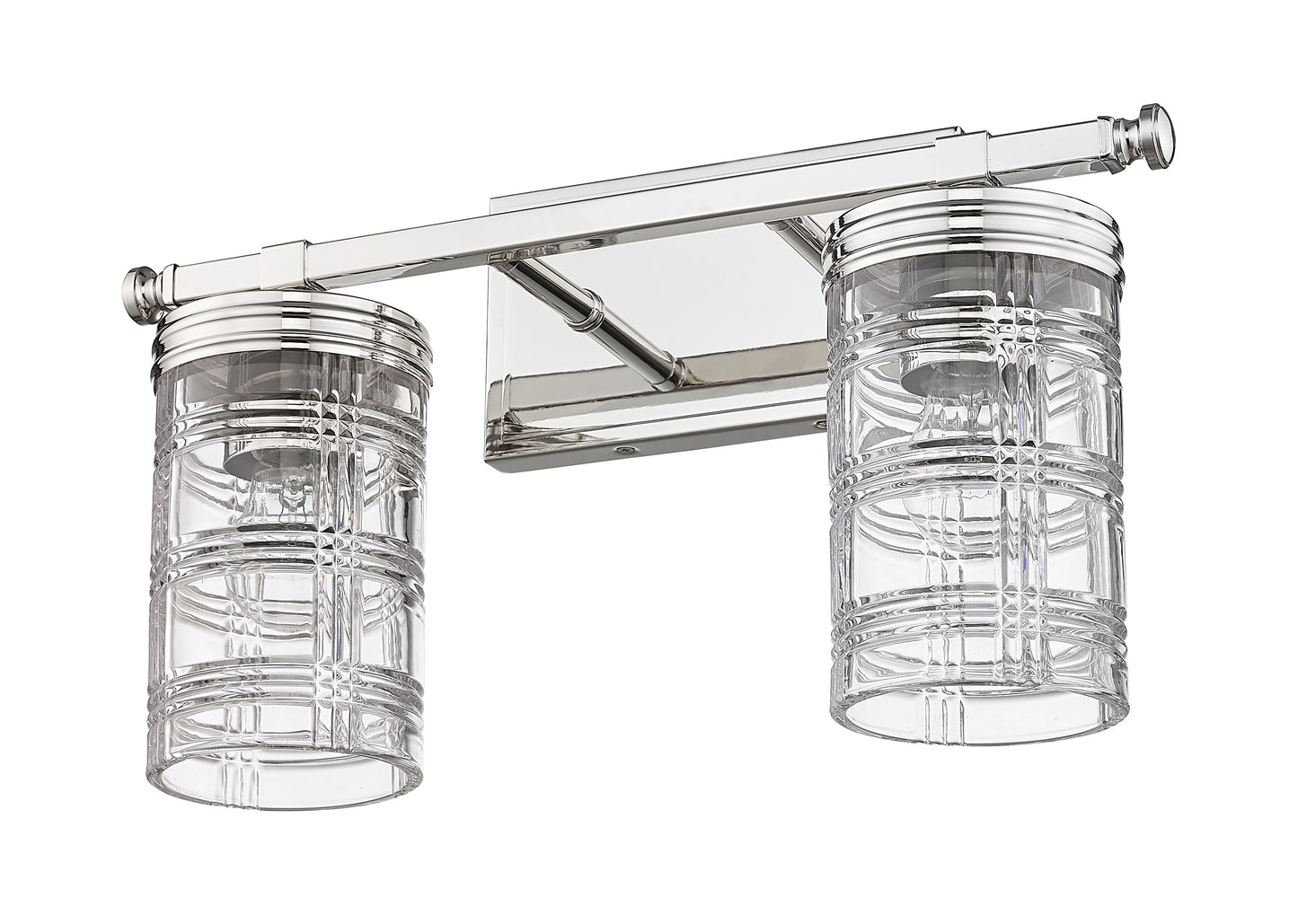 344-2V-PN - Archer 2 Light 18" Vanity - Polished Nickel