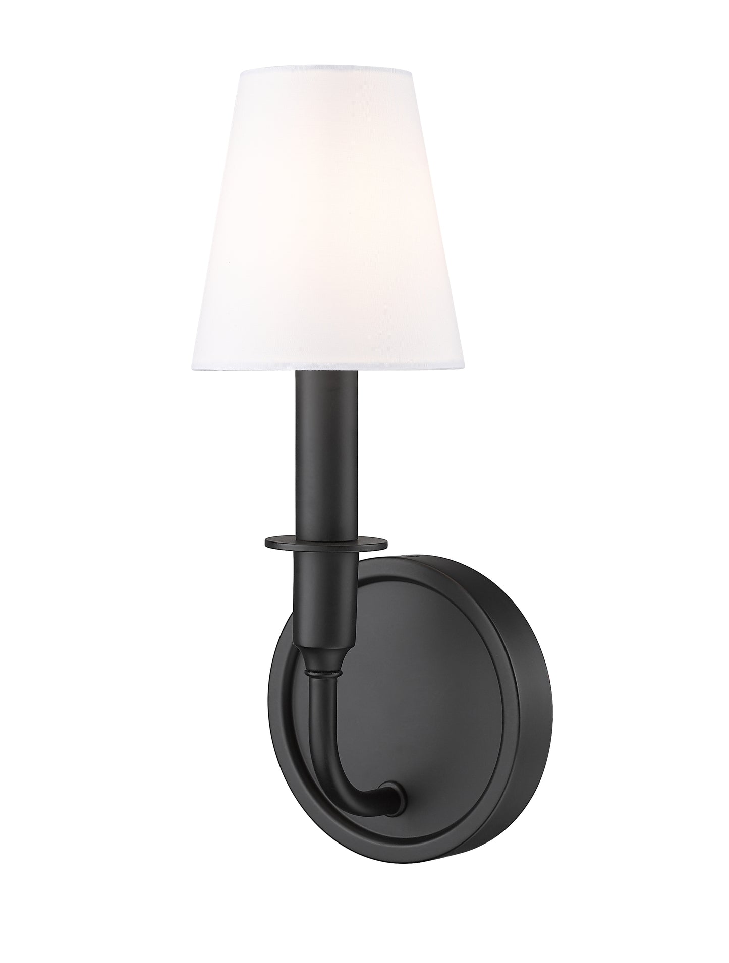 3049-1S-MB - Tova 1 Light Wall 13" Sconce - Matte Black