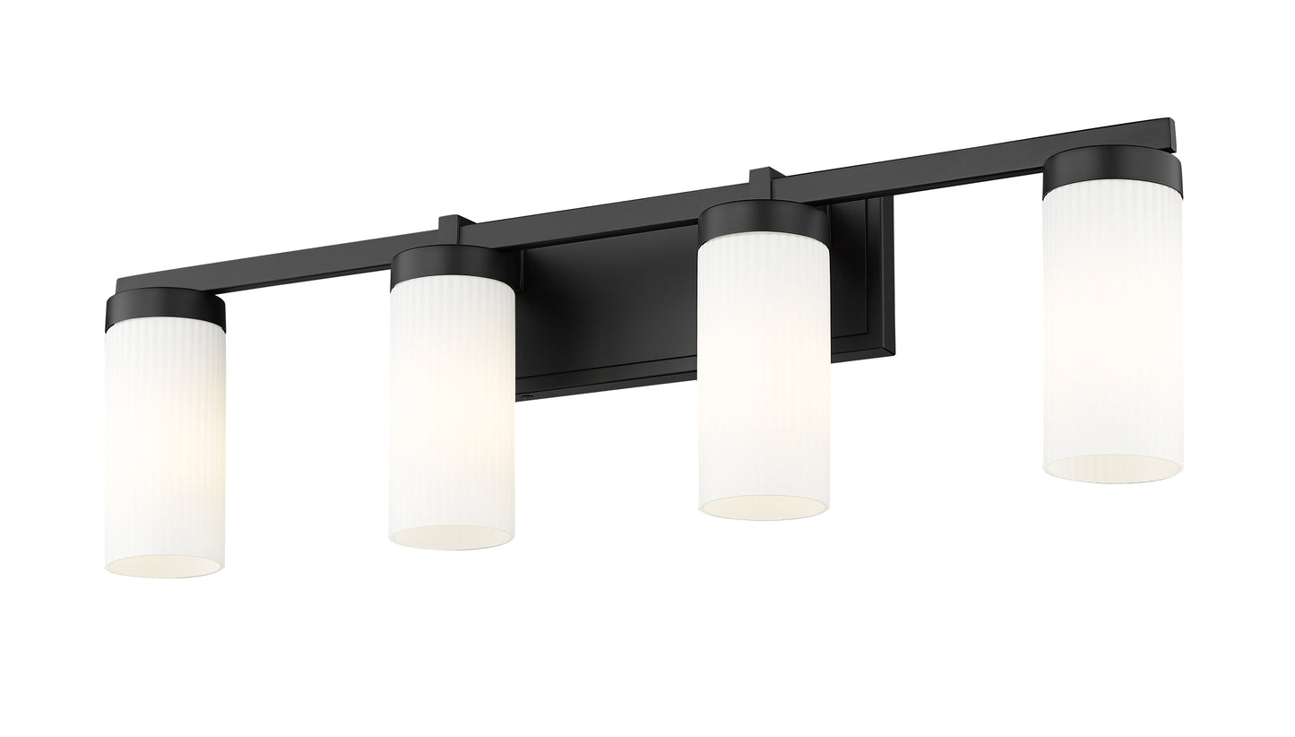 3044-4V-MB - Danica 4 Light 30" Vanity - Matte Black
