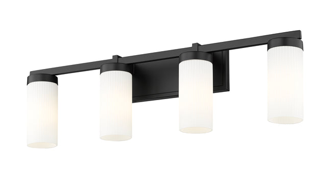 3044-4V-MB - Danica 4 Light 30" Vanity - Matte Black