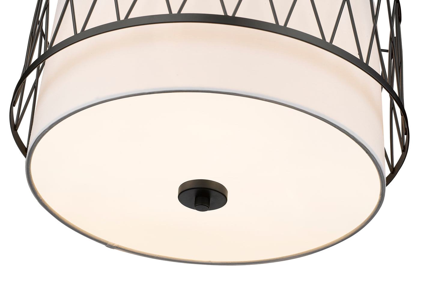 198-17MB - Dalton 3 Light 17" Pendant - Matte Black