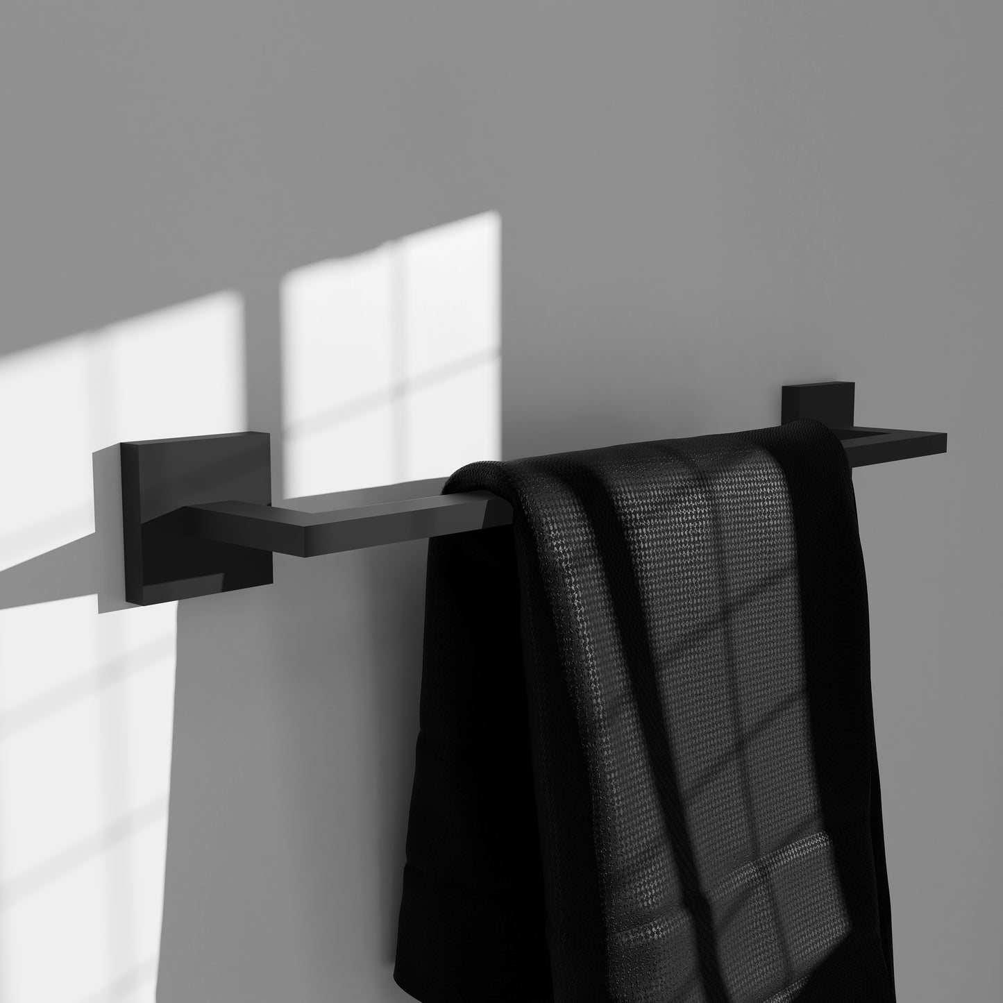 RBCN1-TR18-MB - Rubicon 18" Towel Rail in Matte Black