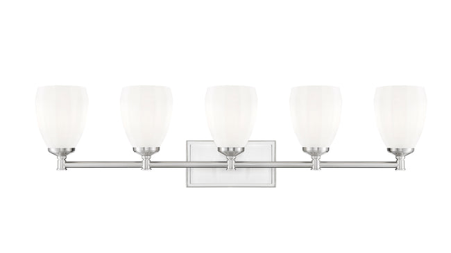 7004-5V-BN - Oren 5 Light 38" Vanity - Brushed Nickel