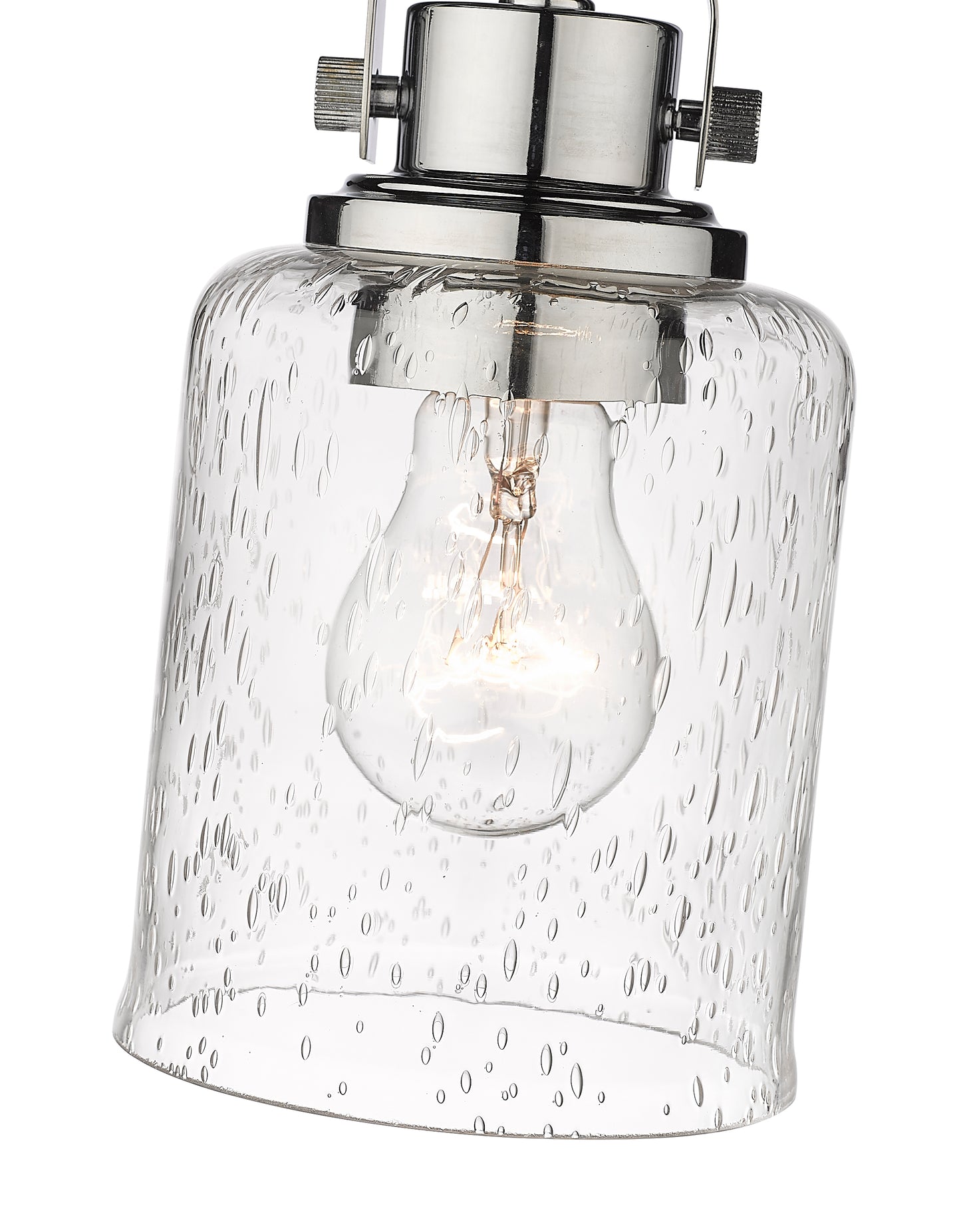 340F1-CH - Kinsley 1 Light Flush 5" Mount - Chrome