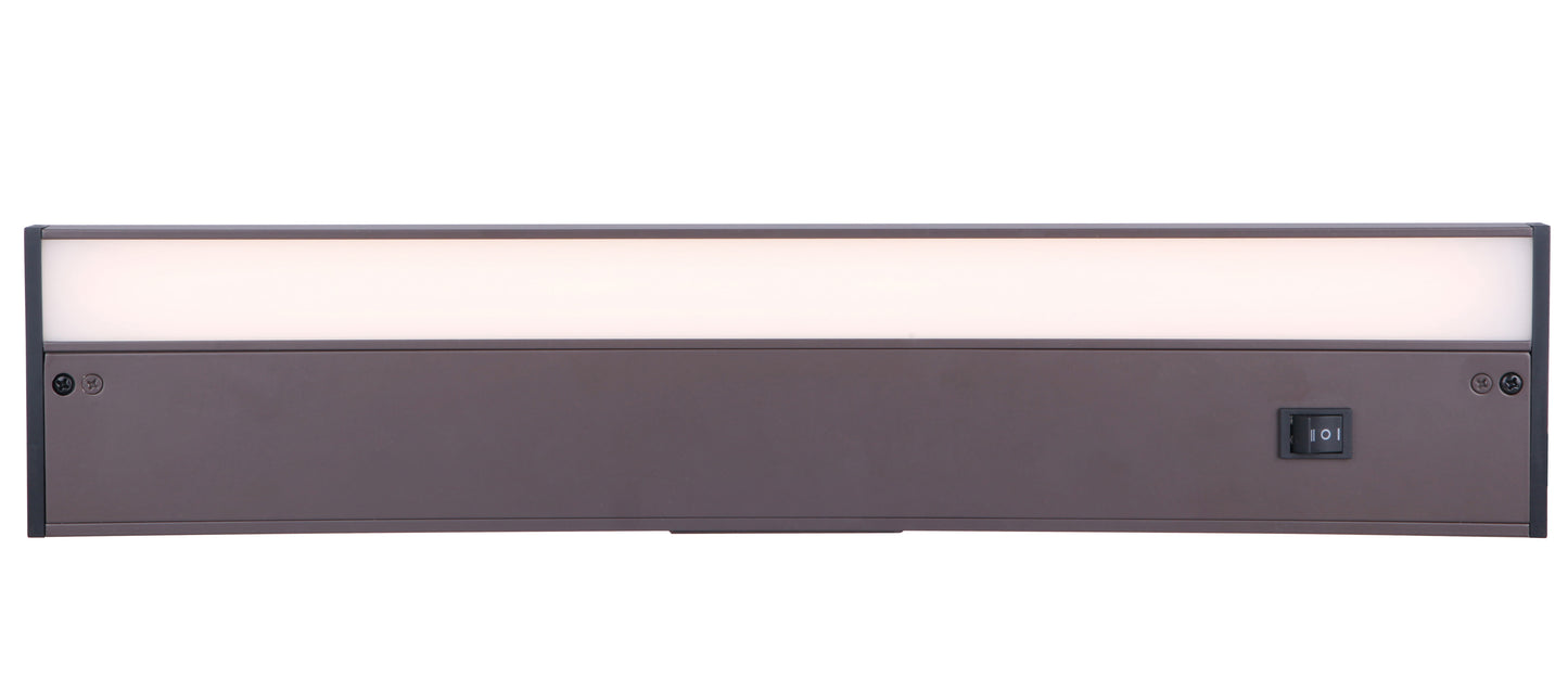 CUC1018-BZ-LED - Undercabinet Light Bars 1 Light 3.63" Wide Under Cabinet Light Bar - Bronze