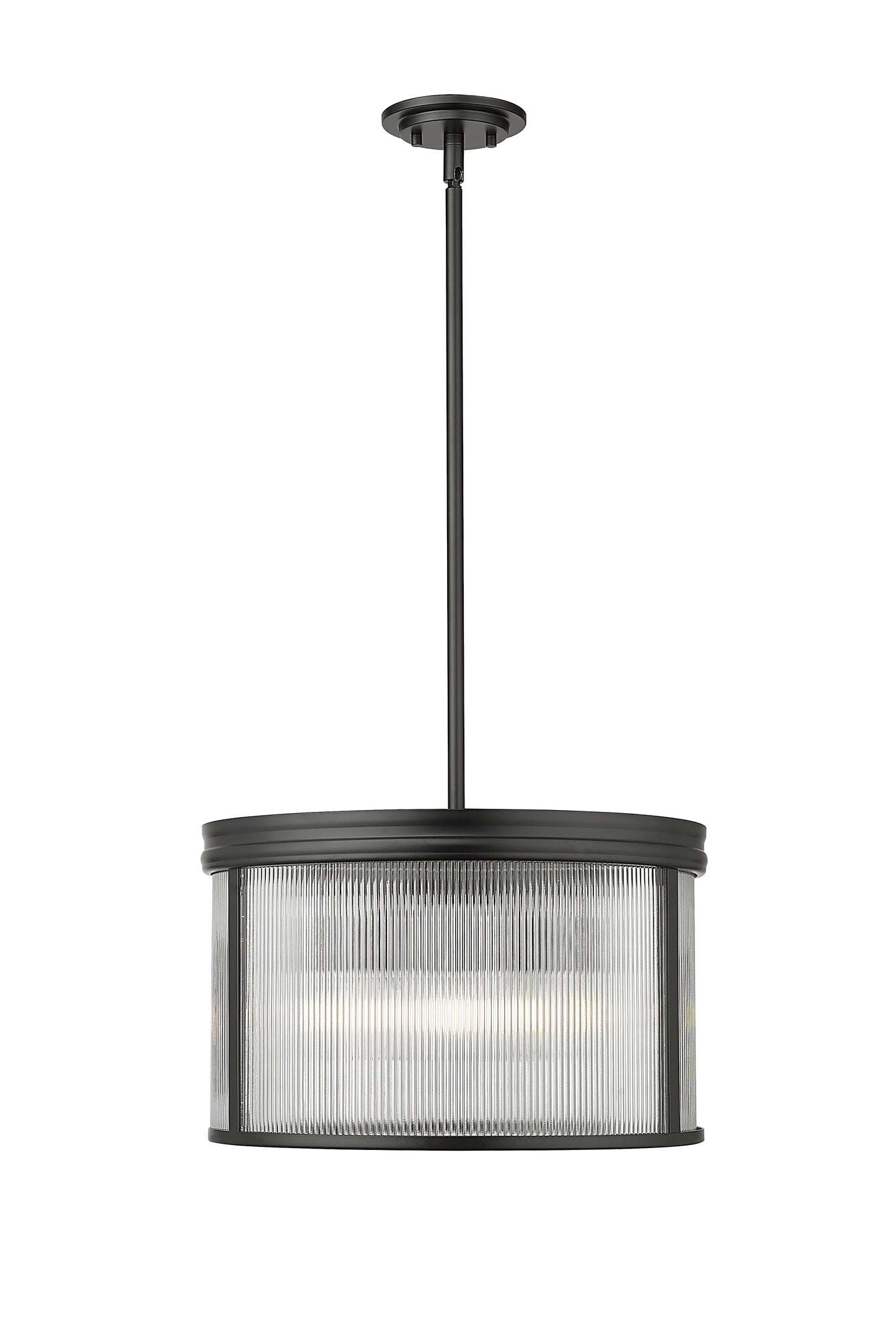 7504P18-MB - Carnaby 5 Light 18" Pendant - Matte Black
