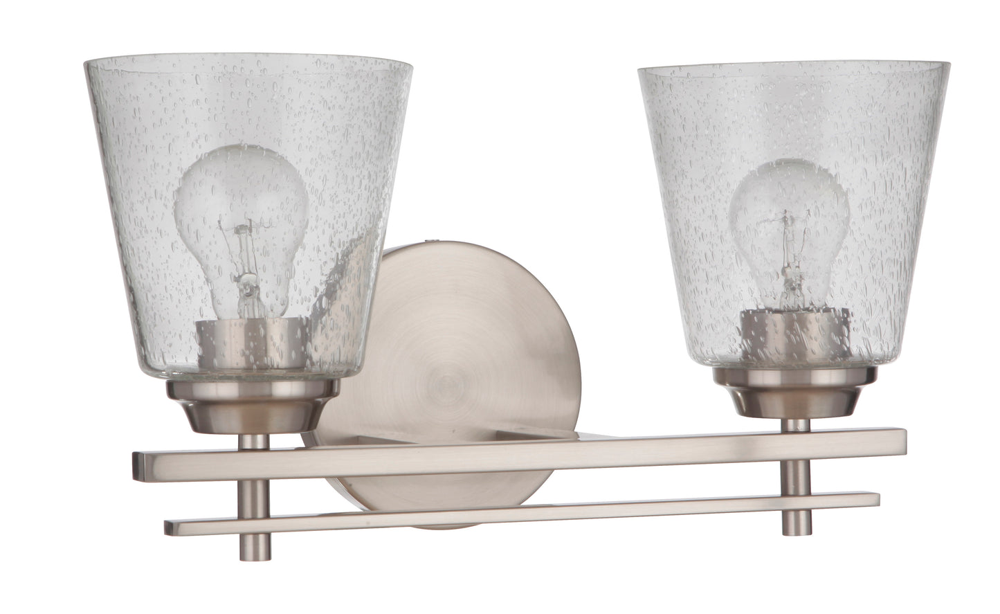 19616BNK2 - Drake 2 Light 16" Wide Vanity Light - Brushed Nickel
