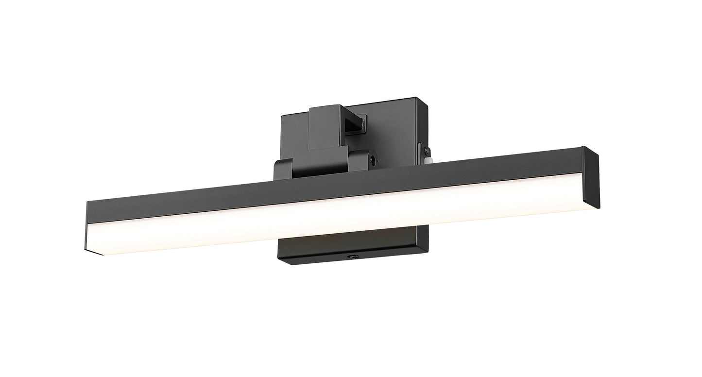 1009-18W-MB-LED - Liam 1 Light 18" Vanity - Matte Black