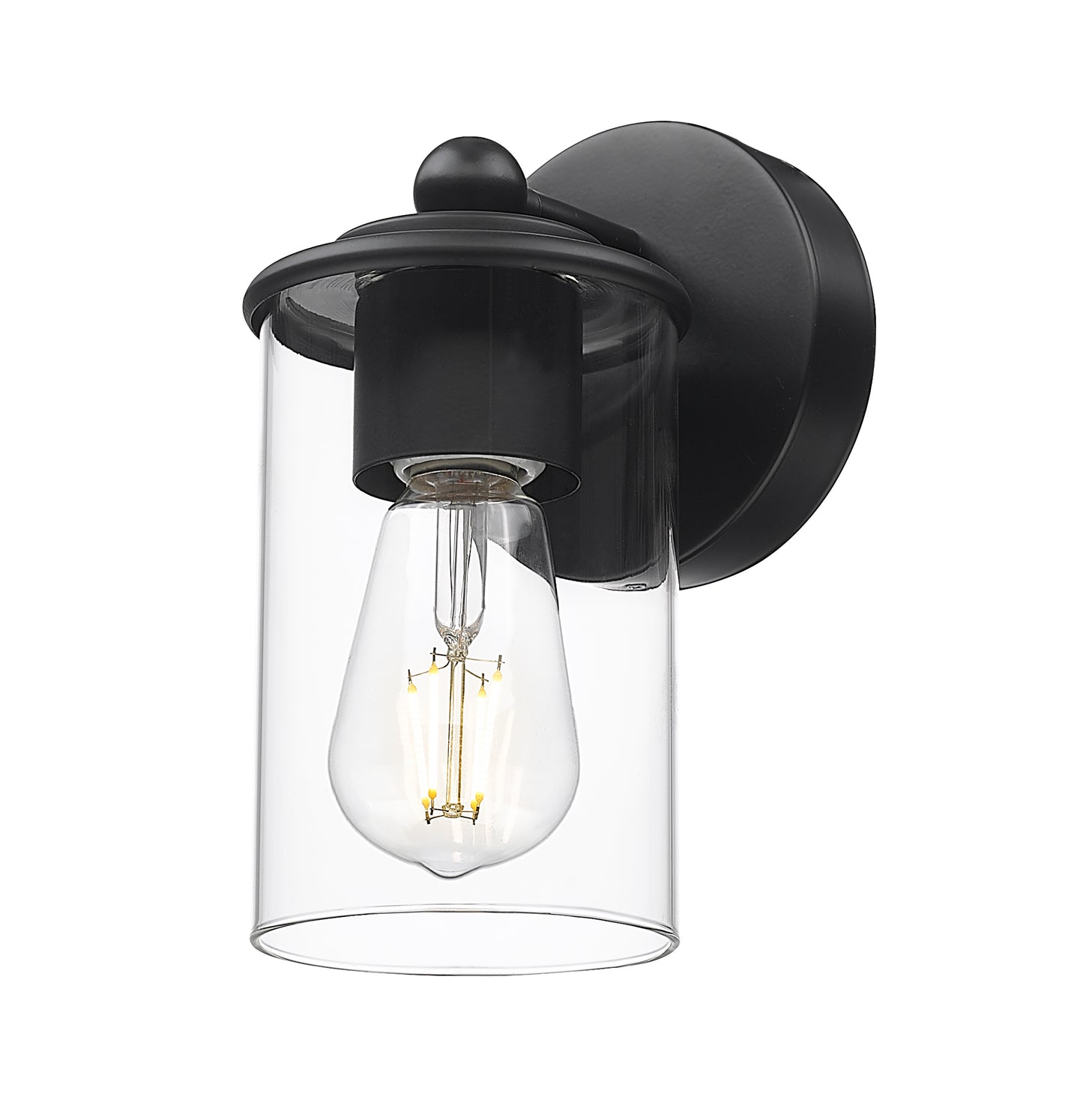 742-1S-MB - Thayer 1 Light Wall 9" Sconce - Matte Black