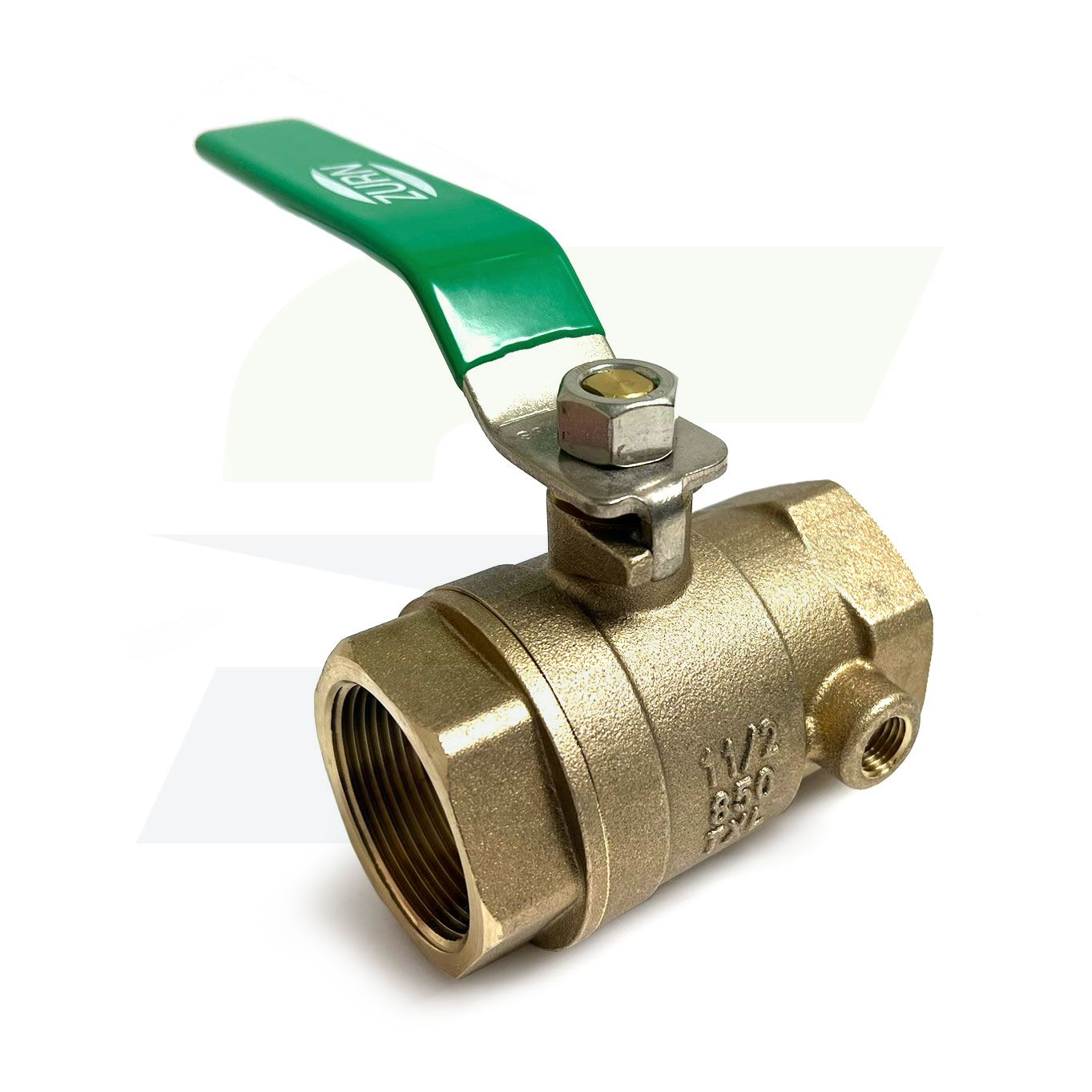 112-850TXL - 1-1/2" 850XL Full Port Bronze Ball Valve, Tapped