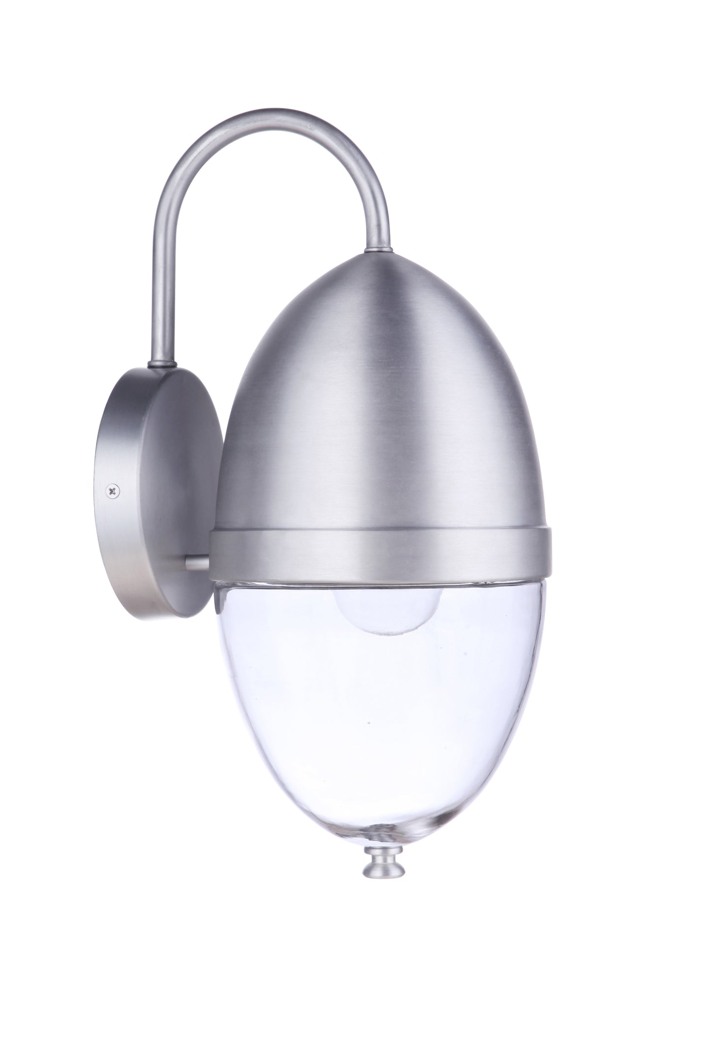 ZA3524-SA - Sivo 1 Light 15" High Outdoor Wall Lantern - Satin Aluminum