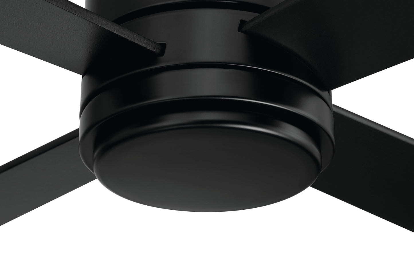 MCY60FB4 - McCoy 60" 4-blade ceiling fan with 2-wire HW wall control 60" 4 Blade Ceiling Fan with Light Kit - Flat Black