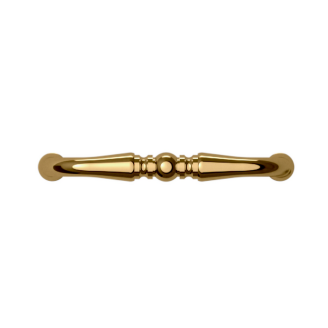 4964003 - 4" Centers - Colonial Pull - Polished Brass