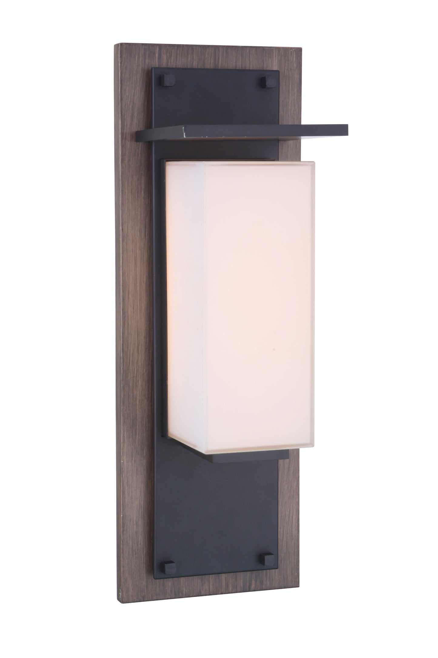 ZA2522-WBMN-LED - Heights 1 Light 24" High Outdoor Wall Lantern - Whiskey Barrel / Midnight