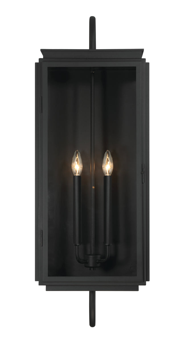 ZA7730-TB - Irving 4 Light 38" High Outdoor Wall Lantern - Textured Black