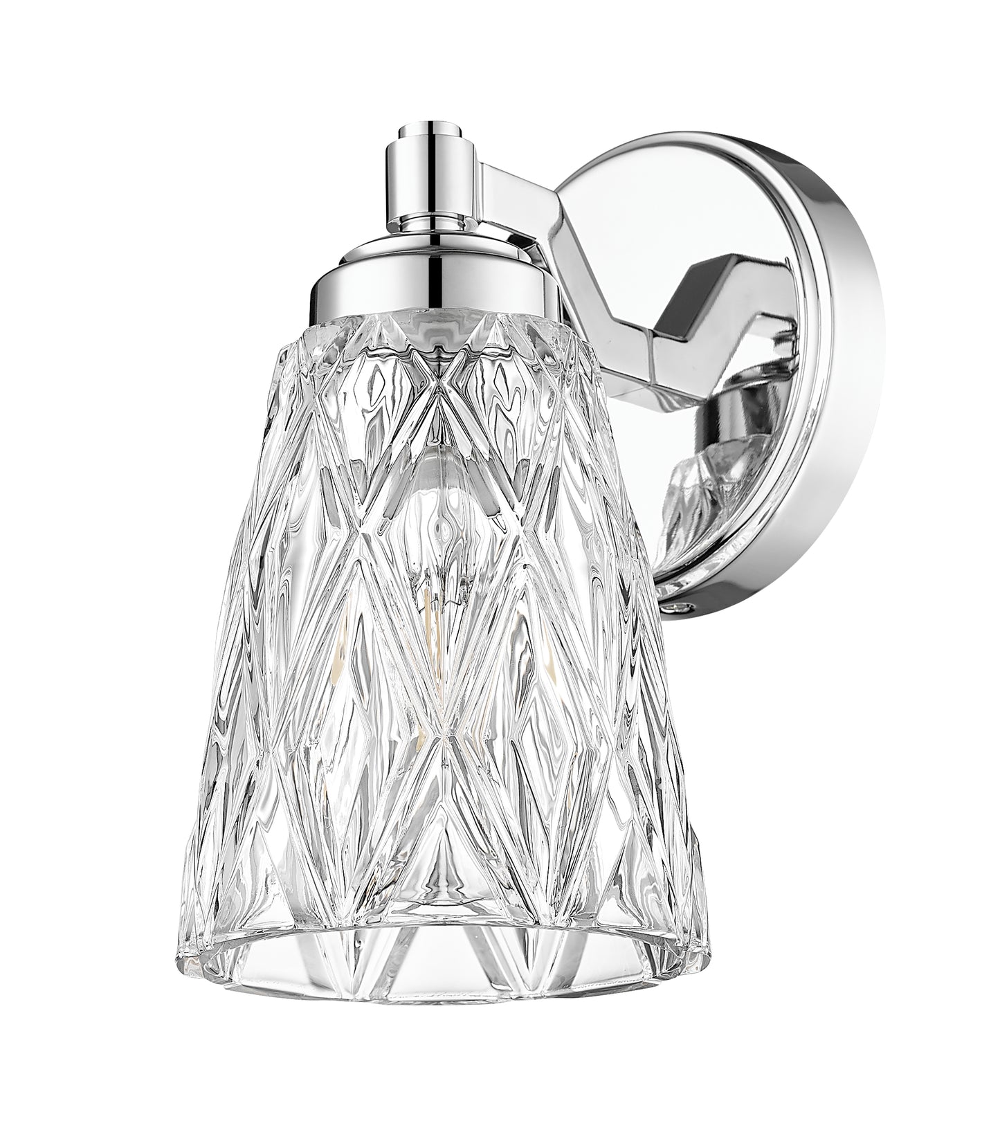 1960-1S-CH - Andree 1 Light Wall 9" Sconce - Chrome