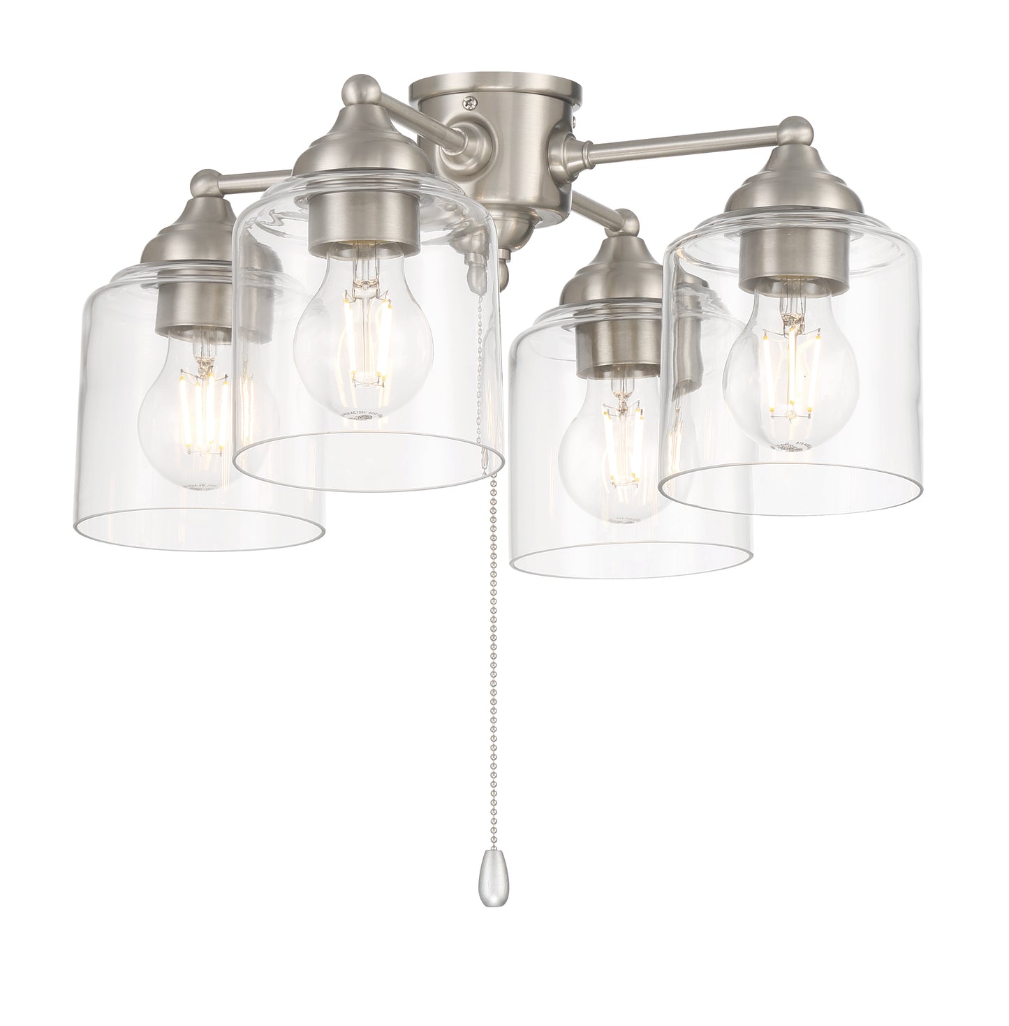 LK2606-4L-LED-BNK - 4 Light Light Kit in Brushed Polished Nickel (Clear Glass)