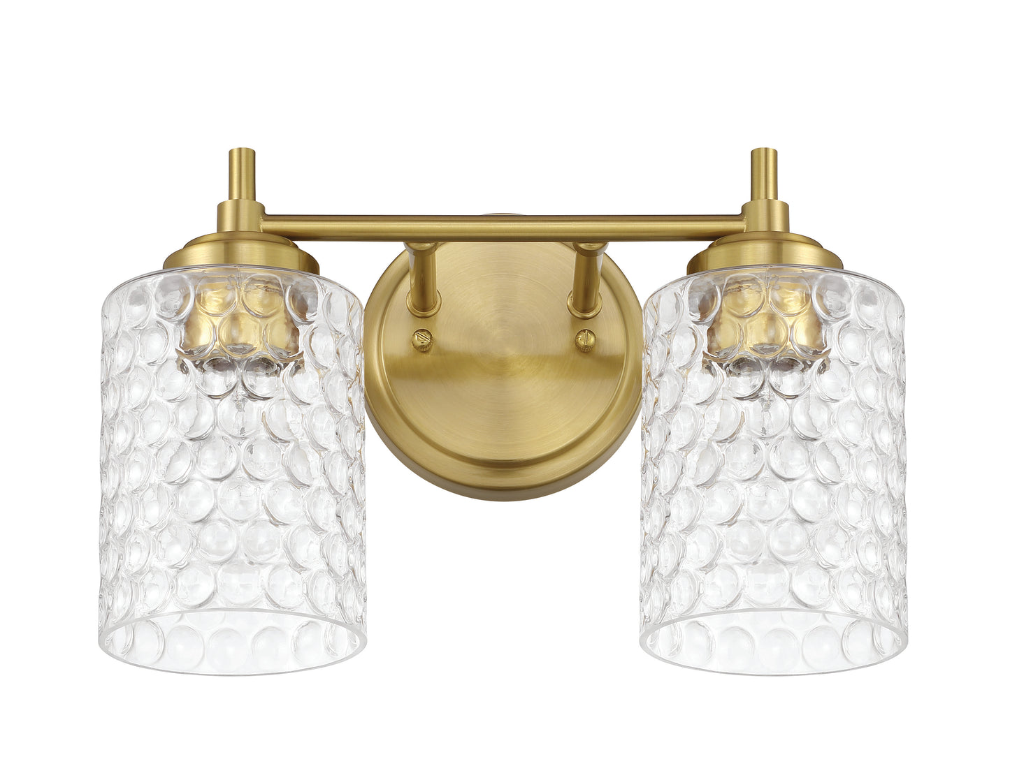 60502-SB - Claire 2 Light 12.75" Wide Vanity Light - Satin Brass