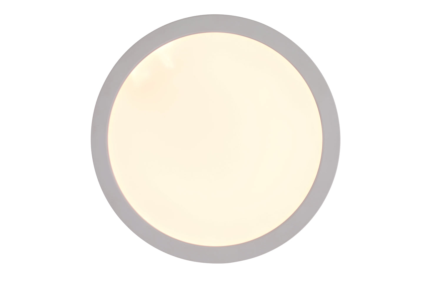 X9409-W-LED-5CCT - Slim Line II 1 Light 9" Wide Flush Mount - White