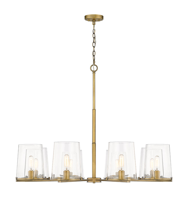 3032-8RB - Callista 8 Light 44" Chandelier - Rubbed Brass