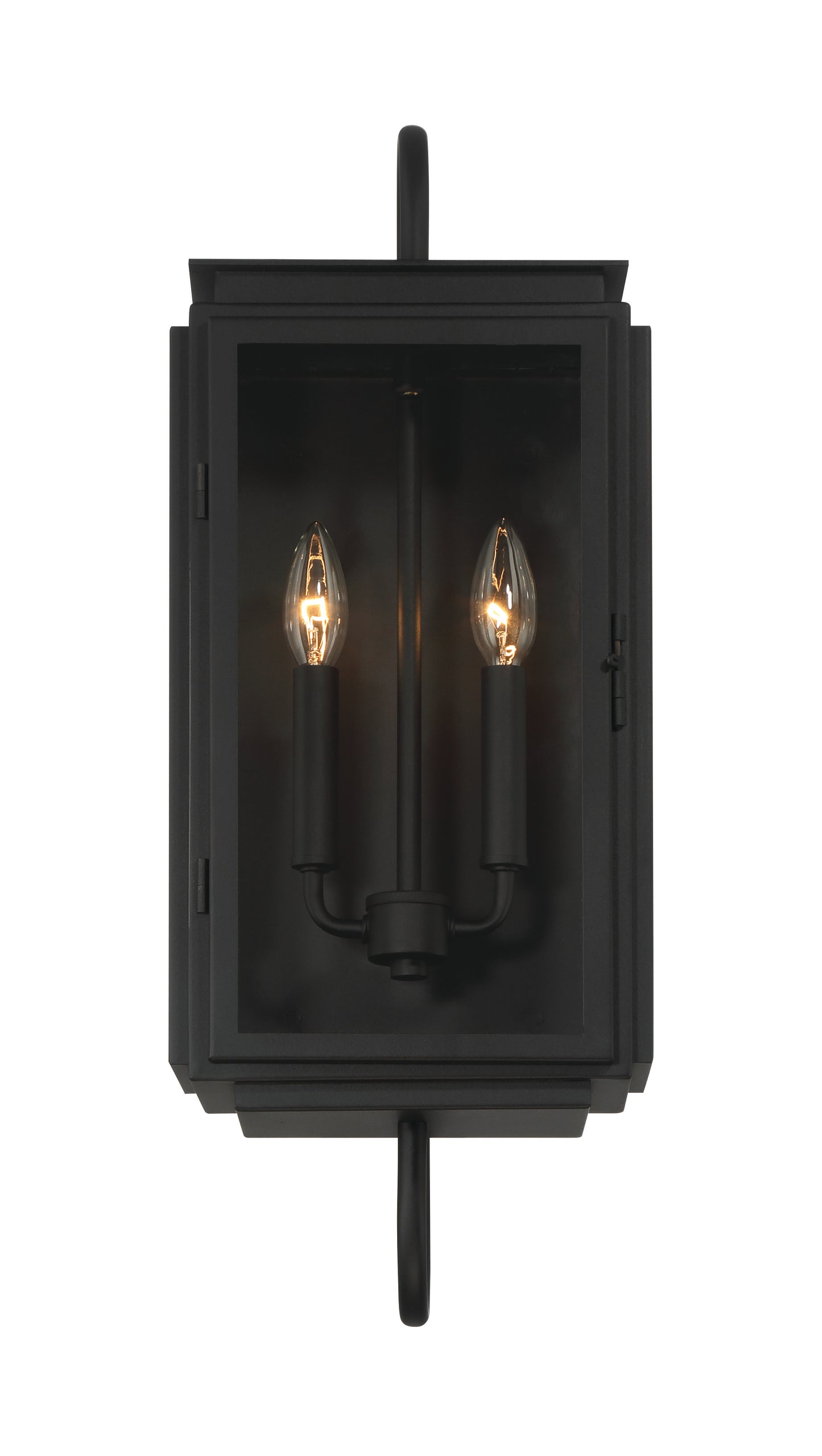 ZA7710-TB - Irving 2 Light 24" High Outdoor Wall Lantern - Textured Black