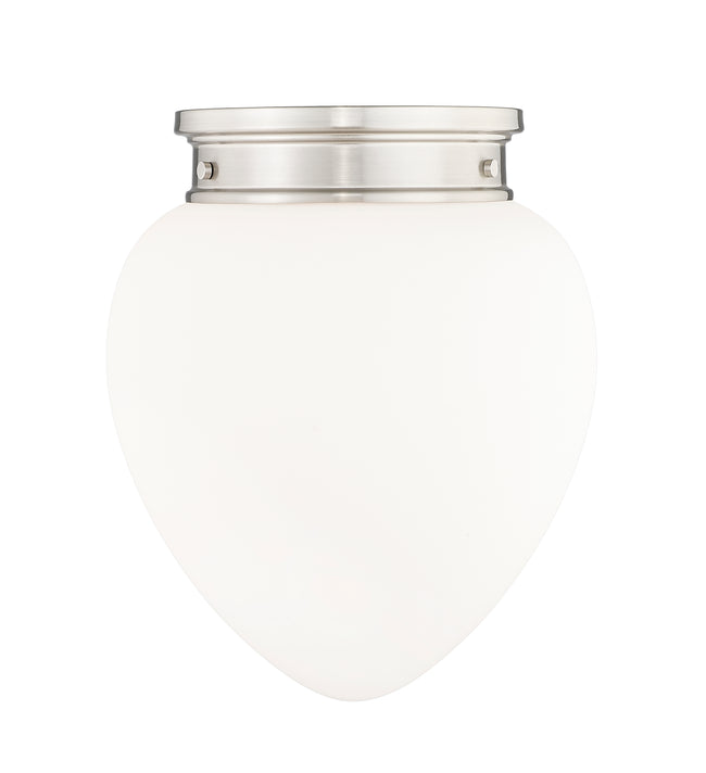 1945F12-BN - Gideon 1 Light Flush 12" Mount - Brushed Nickel