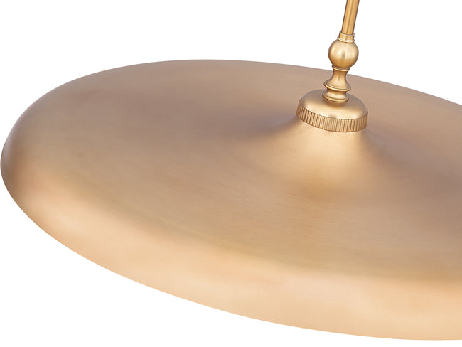 2308P32-RB - Camden 1 Light 32" Pendant - Rubbed Brass