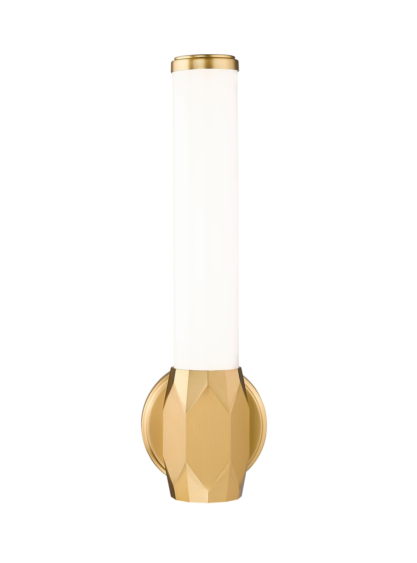 1010-1S-MGLD-LED - Cooper 1 Light Wall 16" Sconce - Modern Gold