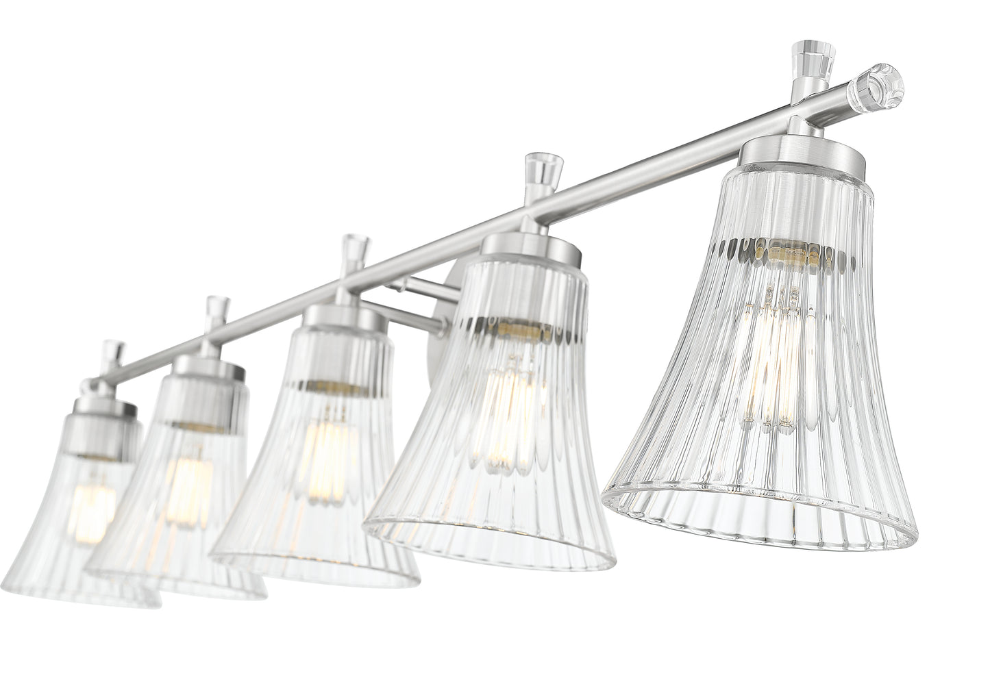 7519-5V-BN - Belle 5 Light 42" Vanity - Brushed Nickel