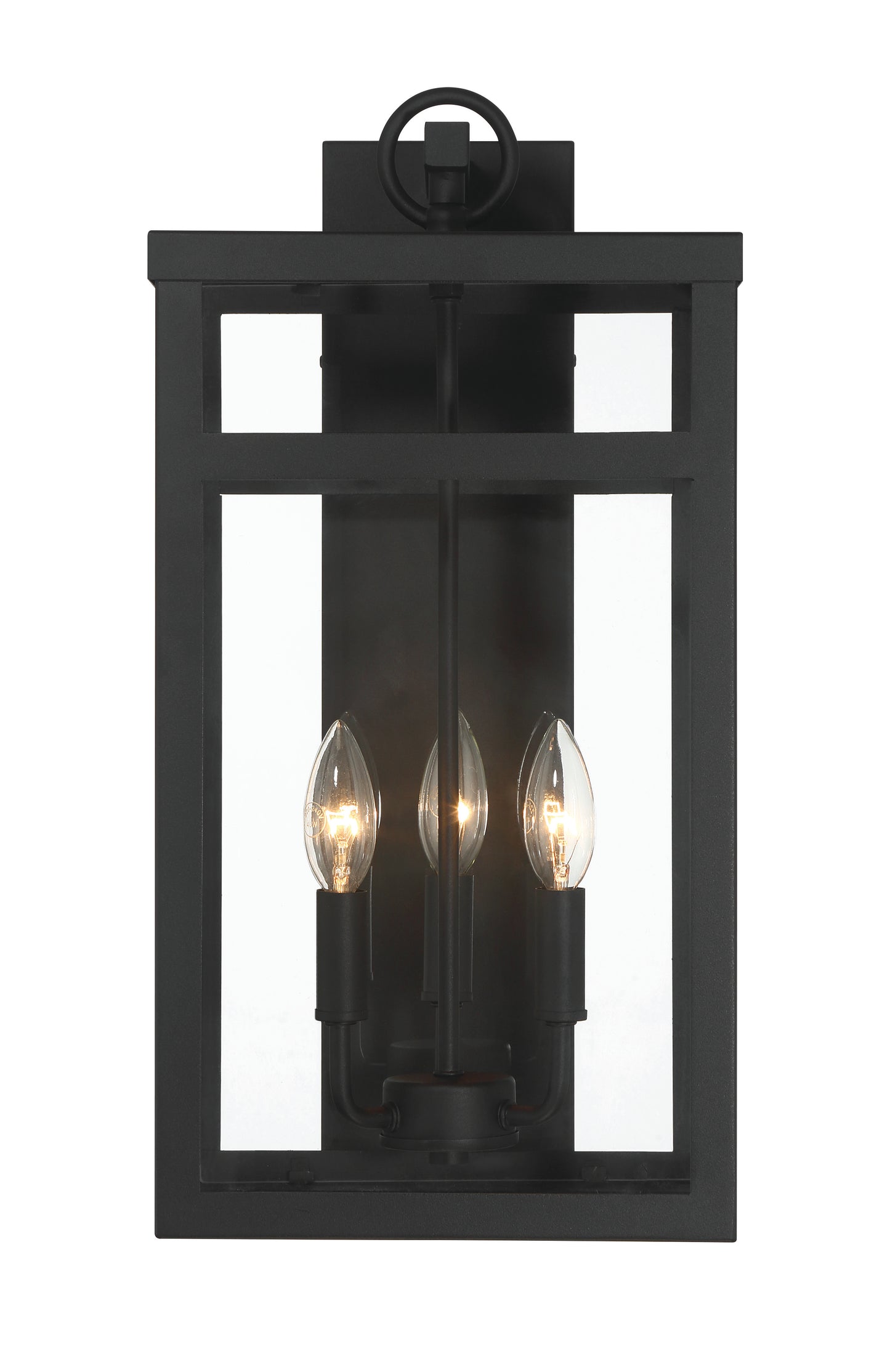 ZA7914-TB - O'Neal 3 Light 20" High Outdoor Wall Lantern - Textured Black