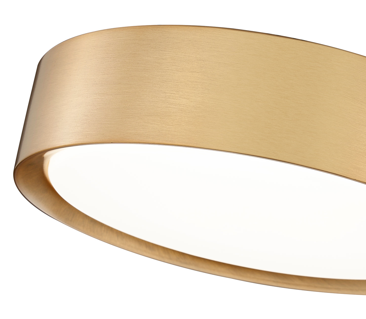 1014F12-MGLD-LED - Kawan 1 Light Flush 12" Mount - Modern Gold