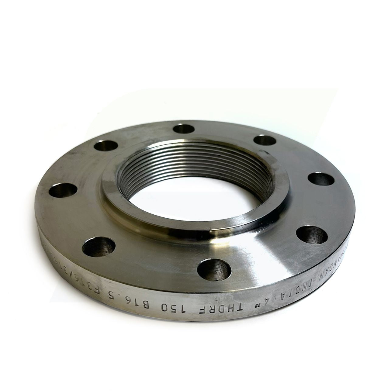 A635-20 - 1-1/4" 316 Stainless Steel Threaded Flange - Raised Face - 150#