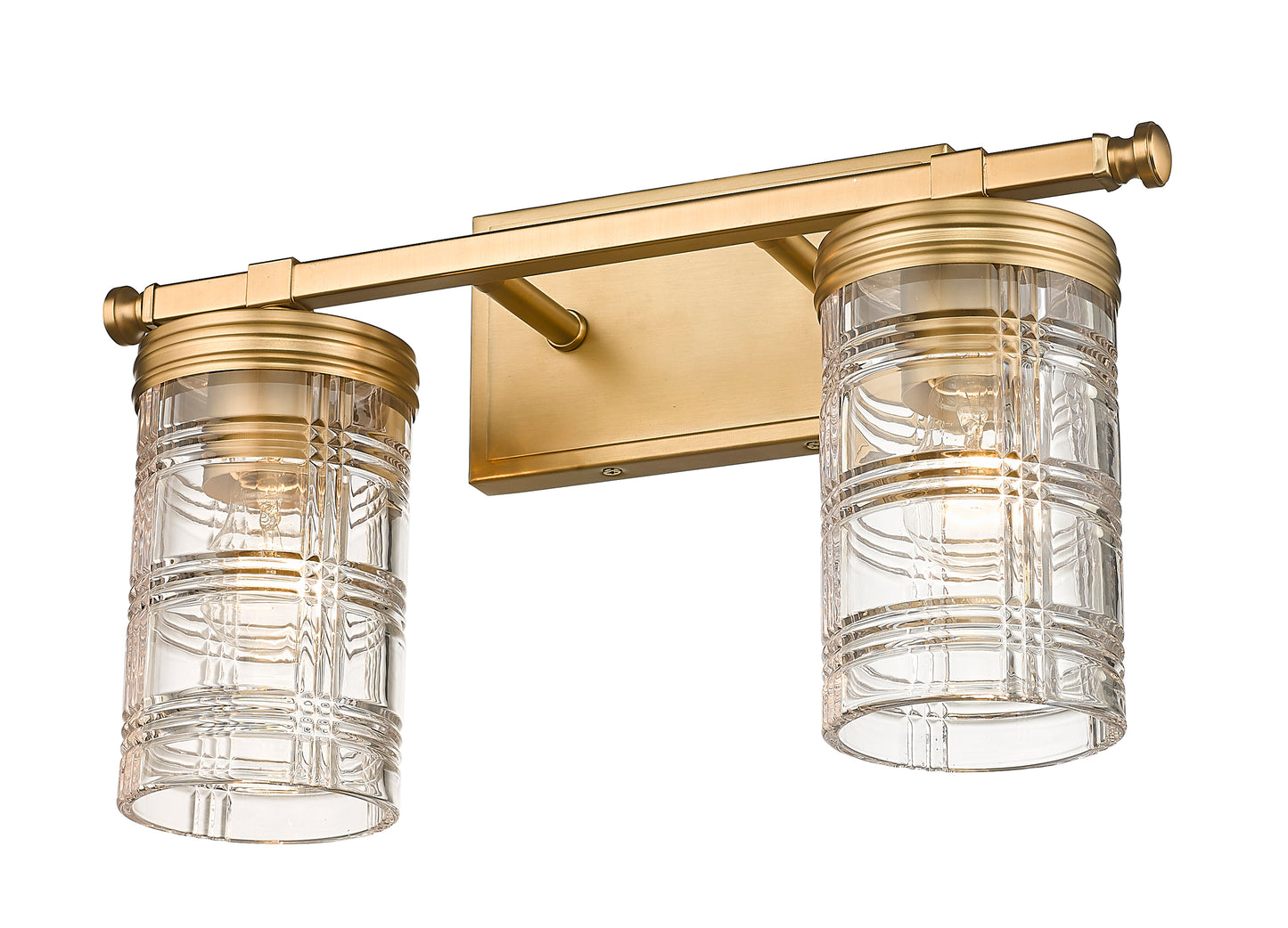 344-2V-HG - Archer 2 Light 18" Vanity - Heirloom Gold