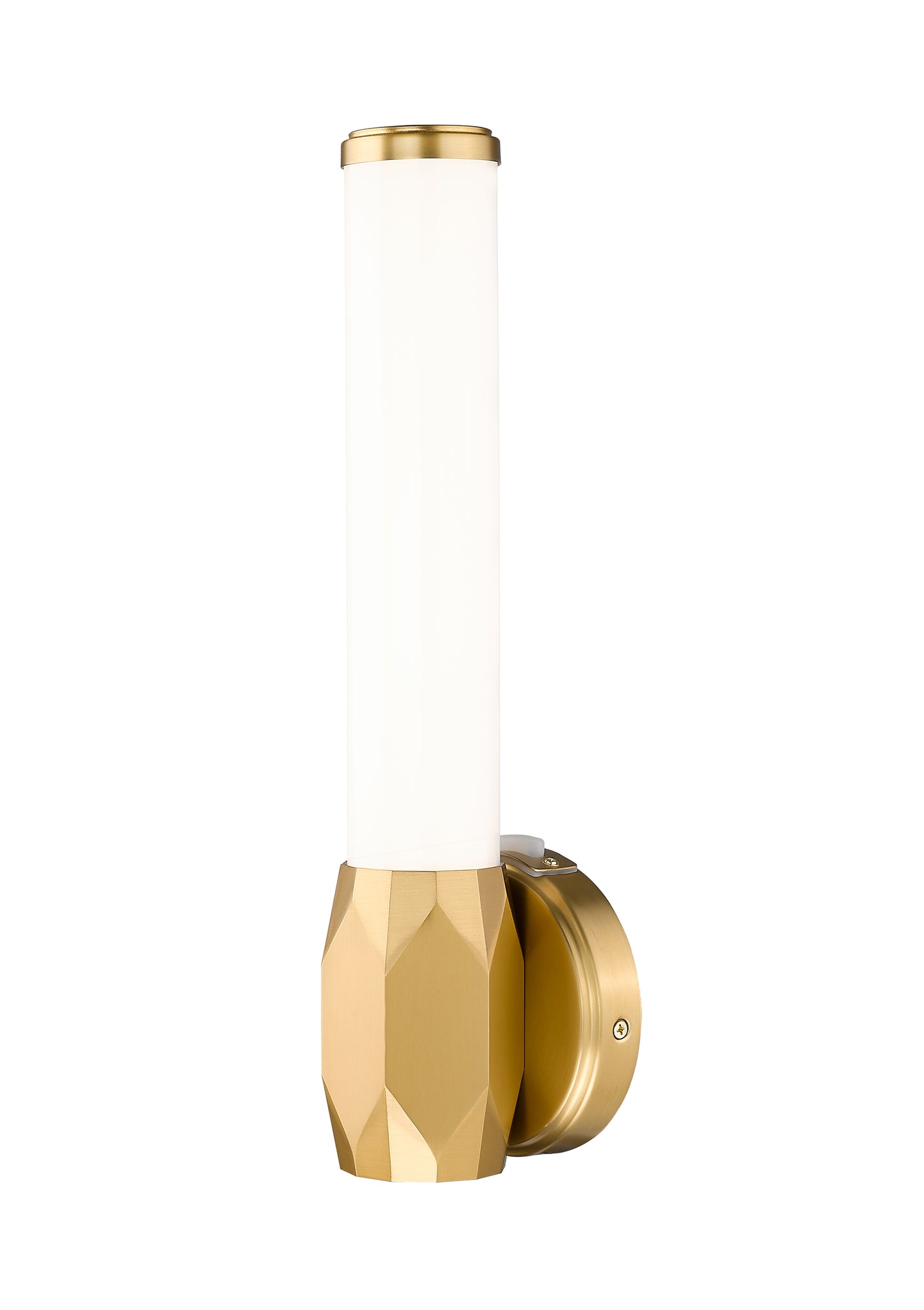 1010-1S-MGLD-LED - Cooper 1 Light Wall 16" Sconce - Modern Gold