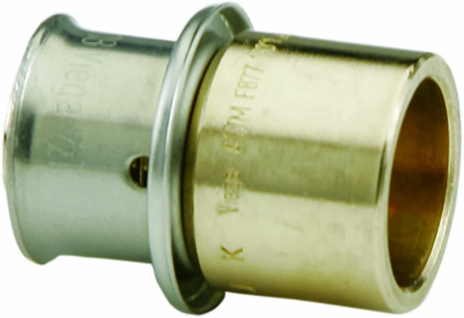 92070 - PureFlow Zero Lead Bronze PEX Press Tubing Adapter with Female 1-1/4" by 1-1/4"