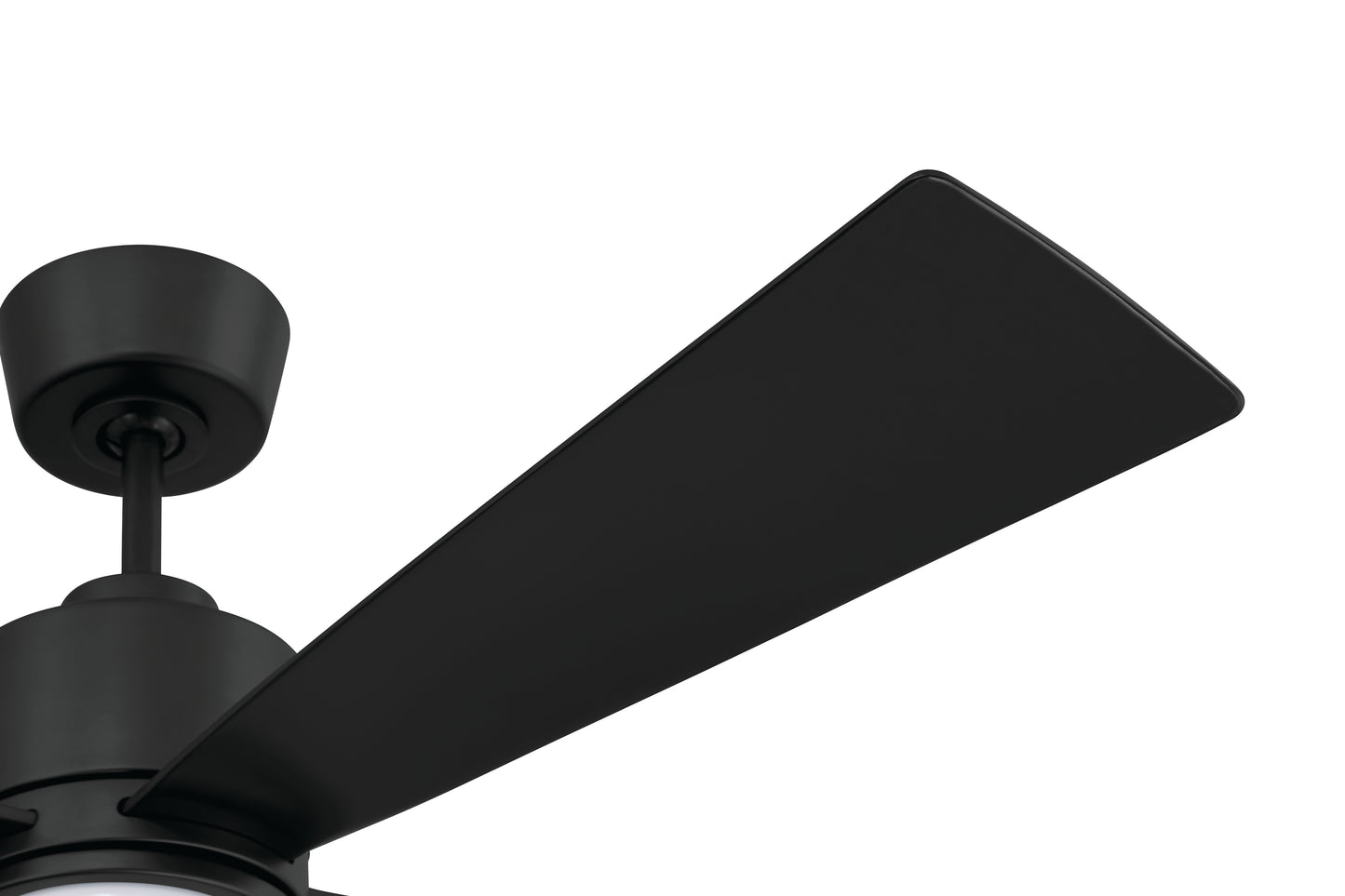 RHT52FB4 - Rhett 52" 4-Blade Indoor/Outdoor Ceiling Fan Damp Rated 52" 4 Blade Indoor Outdoor Ceiling Fan with Light Kit - Flat Black