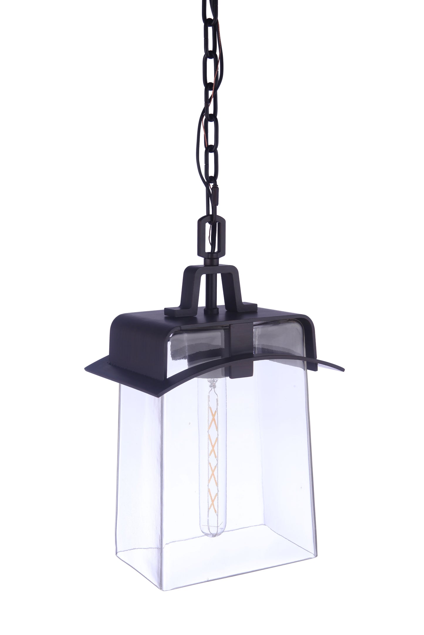 ZA6011-ABZ - Smithy 1 Light 9" Wide Outdoor Pendant - Aged Bronze Brushed