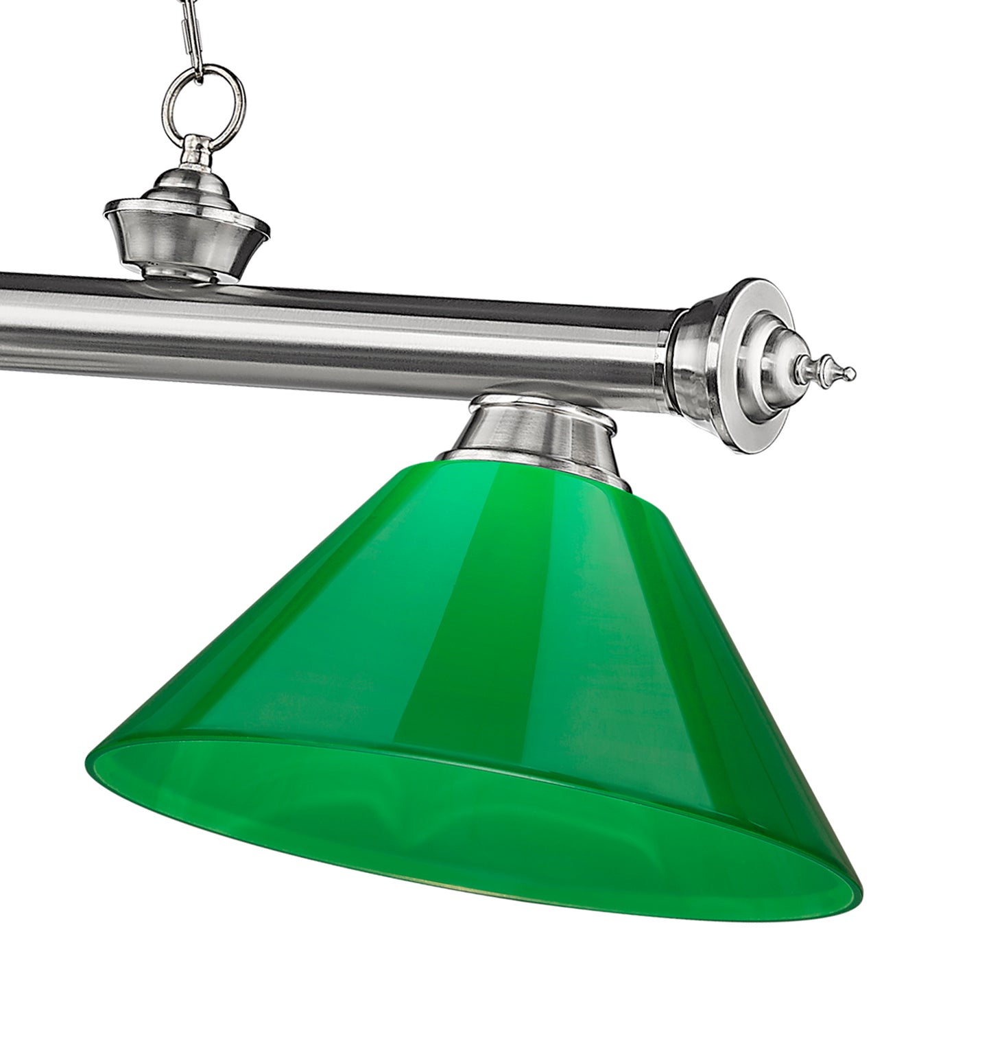 2306-3BN-PGR - Cordon 3 Light 57" Billiard - Brushed Nickel