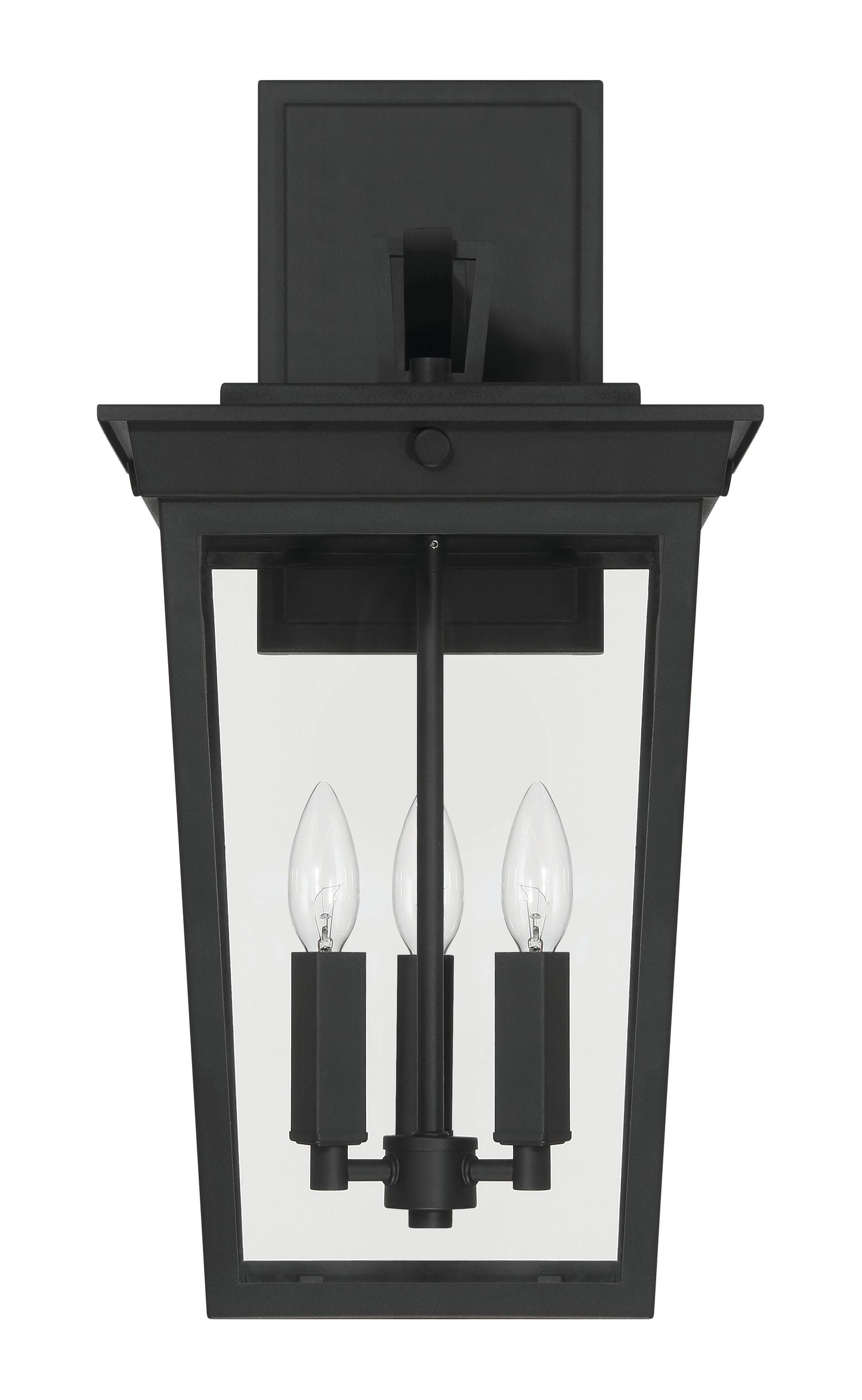 ZA7814-TB - Duncan 3 Light 22" High Outdoor Wall Lantern - Textured Black